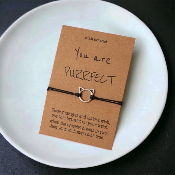 NWT Cat Wish Bracelet - Purrfectly Charming! Friendship Bracelet - Picture 4 of 4